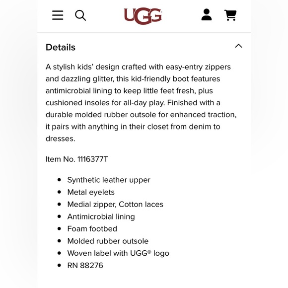 NEW! Ugg Robley Glitter Boots - Picture 9 of 10